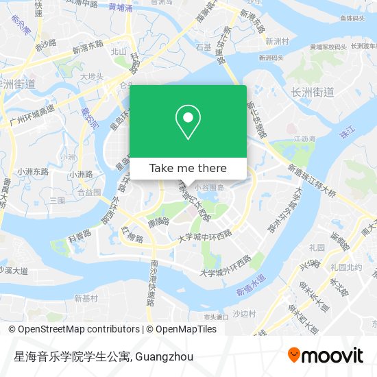 星海音乐学院学生公寓 map