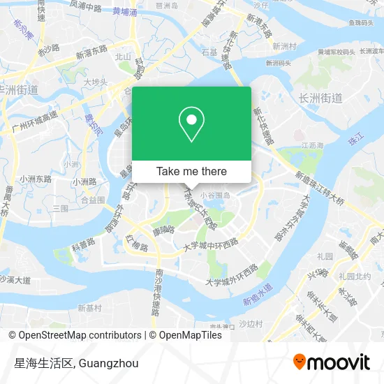 星海生活区 map