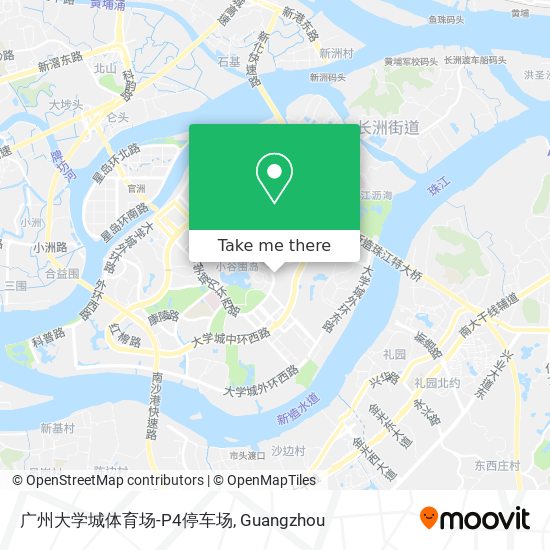 广州大学城体育场-P4停车场 map