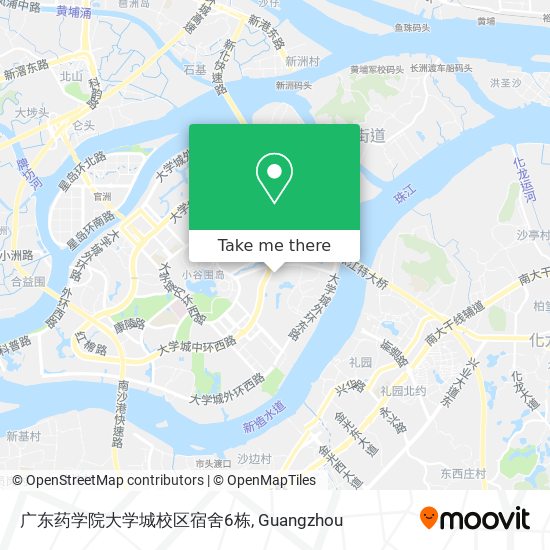 广东药学院大学城校区宿舍6栋 map