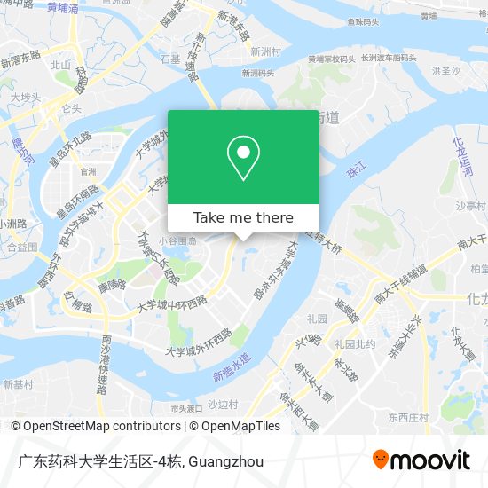 广东药科大学生活区-4栋 map