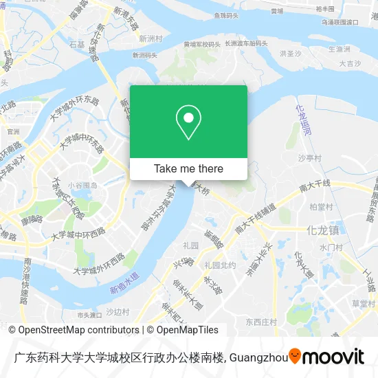 广东药科大学大学城校区行政办公楼南楼 map