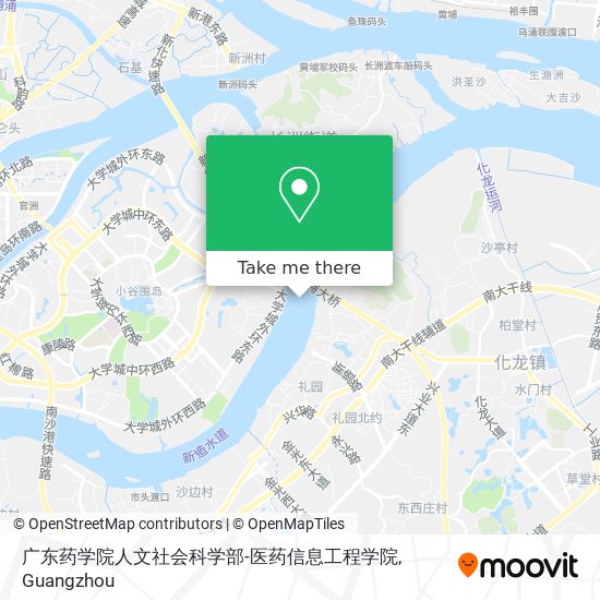 广东药学院人文社会科学部-医药信息工程学院 map