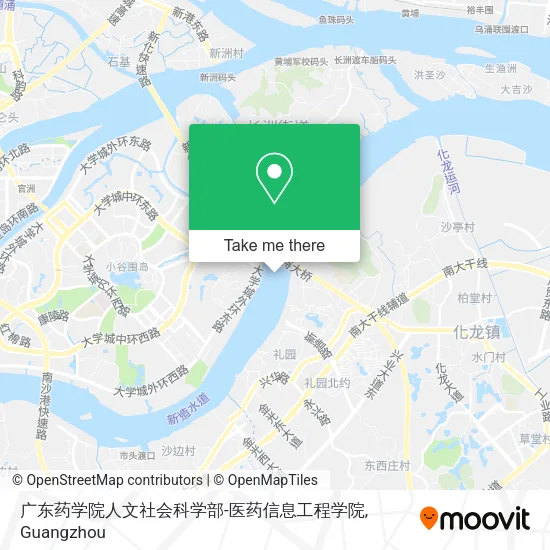 广东药学院人文社会科学部-医药信息工程学院 map