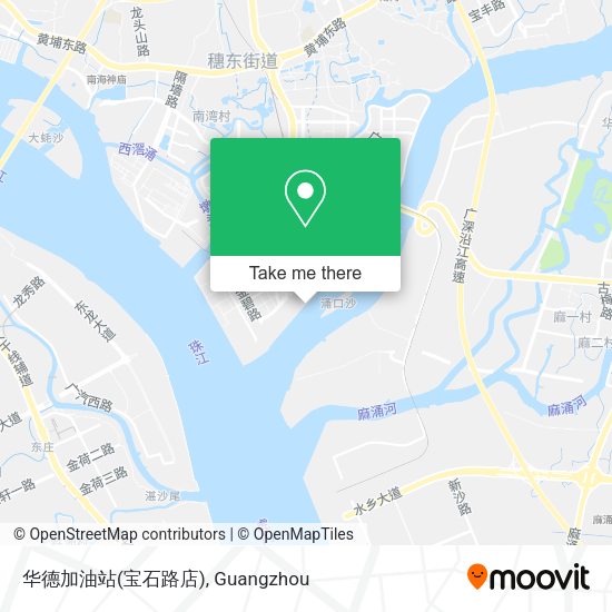 华德加油站(宝石路店) map