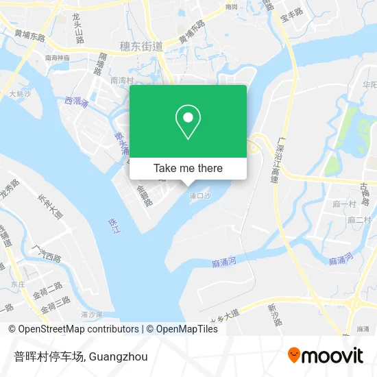 普晖村停车场 map