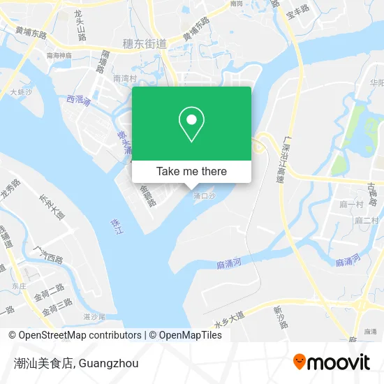 潮汕美食店 map