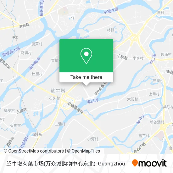 望牛墩肉菜市场(万众城购物中心东北) map
