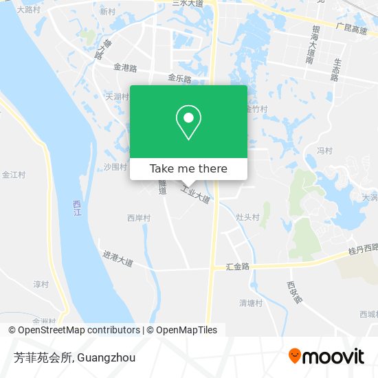 芳菲苑会所 map