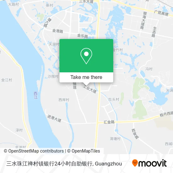 三水珠江禅村镇银行24小时自助银行 map