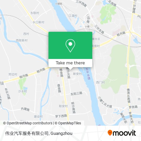 伟业汽车服务有限公司 map