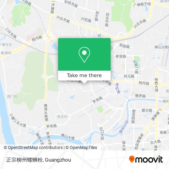 正宗柳州螺蛳粉 map
