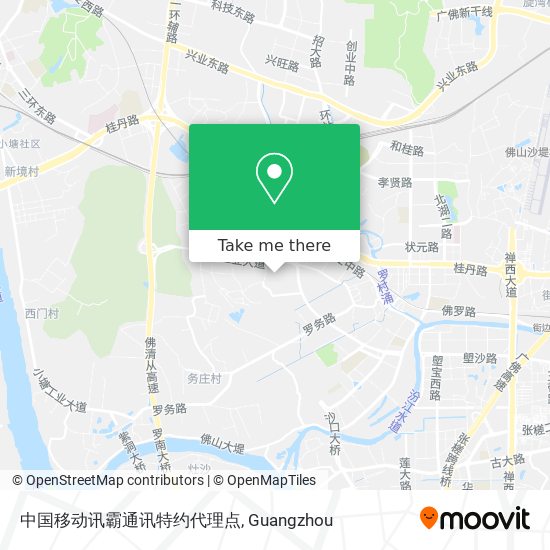 中国移动讯霸通讯特约代理点 map