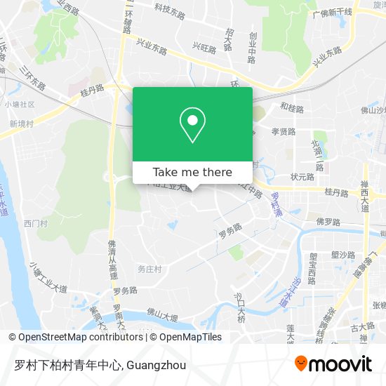 罗村下柏村青年中心 map
