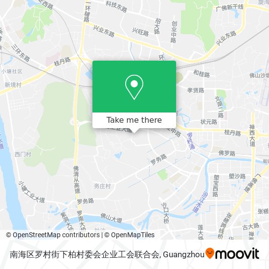 南海区罗村街下柏村委会企业工会联合会 map