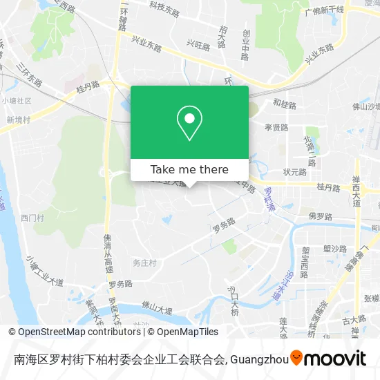 南海区罗村街下柏村委会企业工会联合会 map