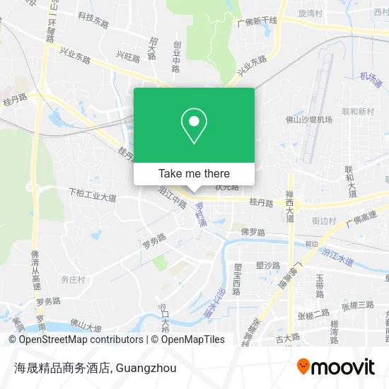 海晟精品商务酒店 map