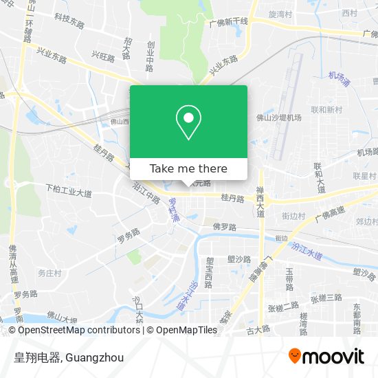 皇翔电器 map