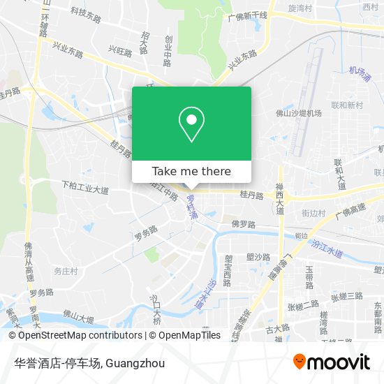 华誉酒店-停车场 map