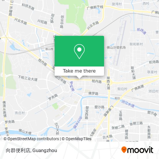 向群便利店 map