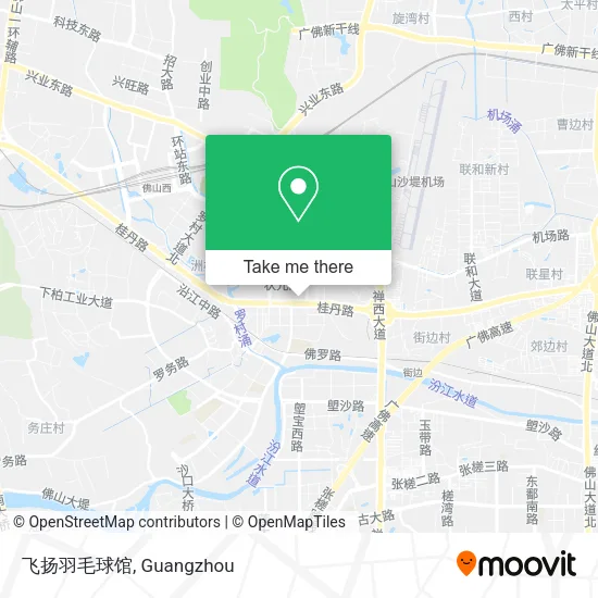 飞扬羽毛球馆 map