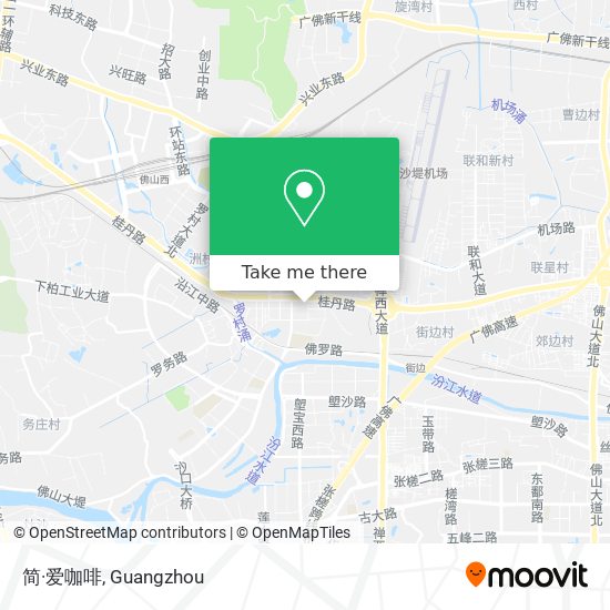 简·爱咖啡 map
