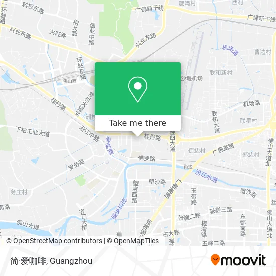 简·爱咖啡 map