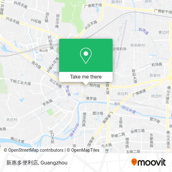 新惠多便利店 map