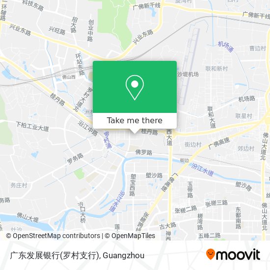 广东发展银行(罗村支行) map