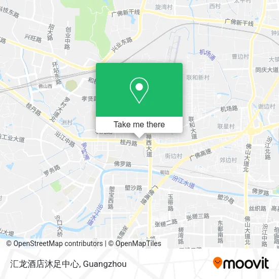 汇龙酒店沐足中心 map