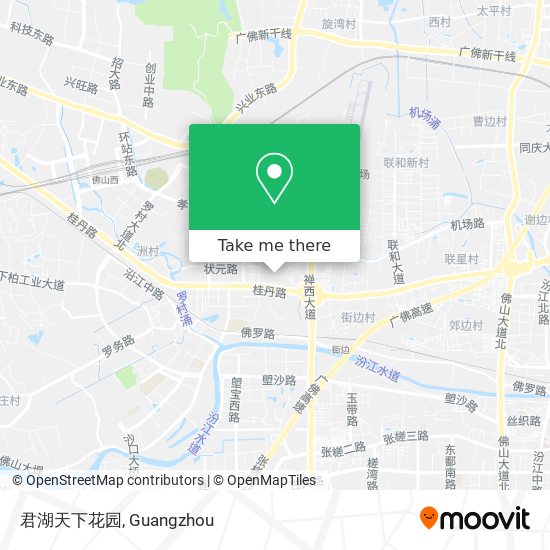 君湖天下花园 map