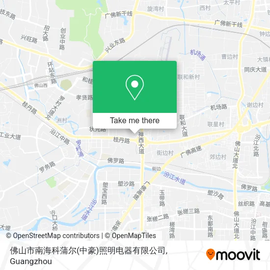 佛山市南海科蒲尔(中豪)照明电器有限公司 map