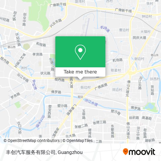 丰创汽车服务有限公司 map