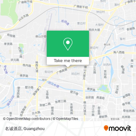 名诚酒店 map