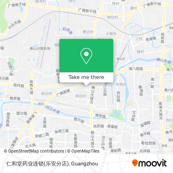 仁和堂药业连锁(乐安分店) map
