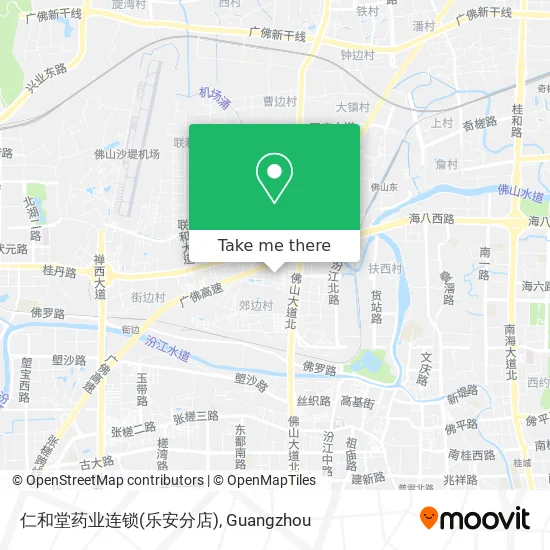 仁和堂药业连锁(乐安分店) map