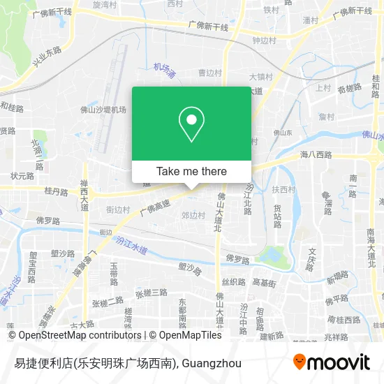 易捷便利店(乐安明珠广场西南) map