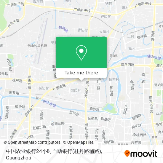 中国农业银行24小时自助银行(桂丹路辅路) map