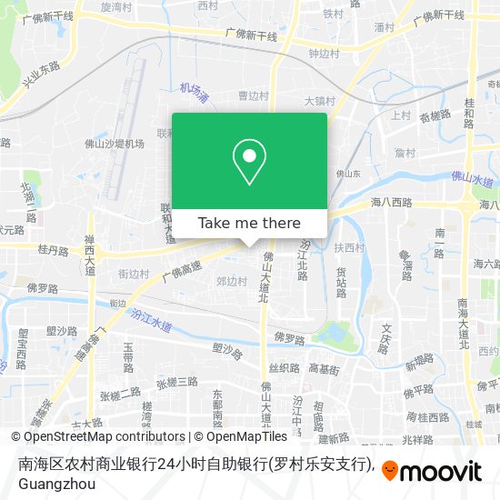 南海区农村商业银行24小时自助银行(罗村乐安支行) map