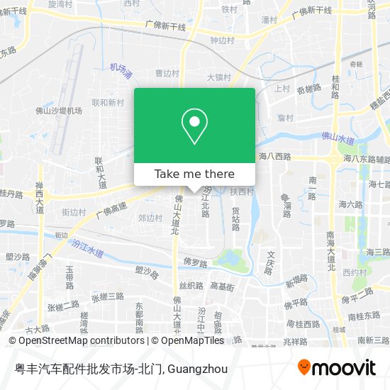 粤丰汽车配件批发市场-北门 map