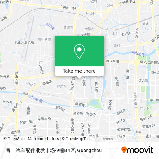 粤丰汽车配件批发市场-9幢B4区 map