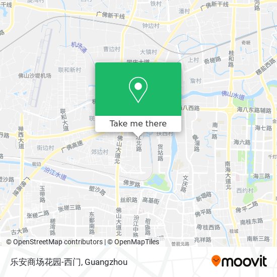 乐安商场花园-西门 map