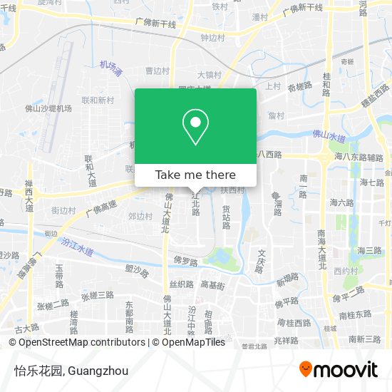 怡乐花园 map