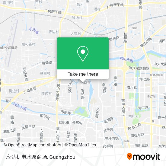 应达机电水泵商场 map