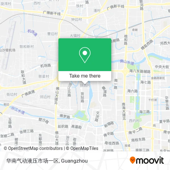 华南气动液压市场一区 map