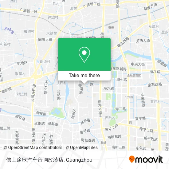 佛山途歌汽车音响改装店 map