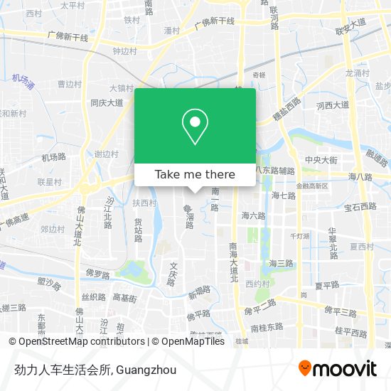 劲力人车生活会所 map