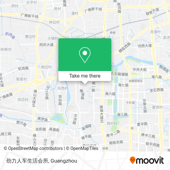 劲力人车生活会所 map