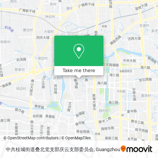 中共桂城街道叠北党支部庆云支部委员会 map