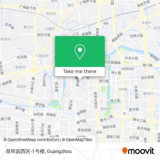 星晖园西区-1号楼 map